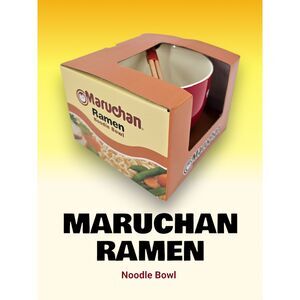 Maruchan NIB Ramen Noodle Bowl with Chopsticks
